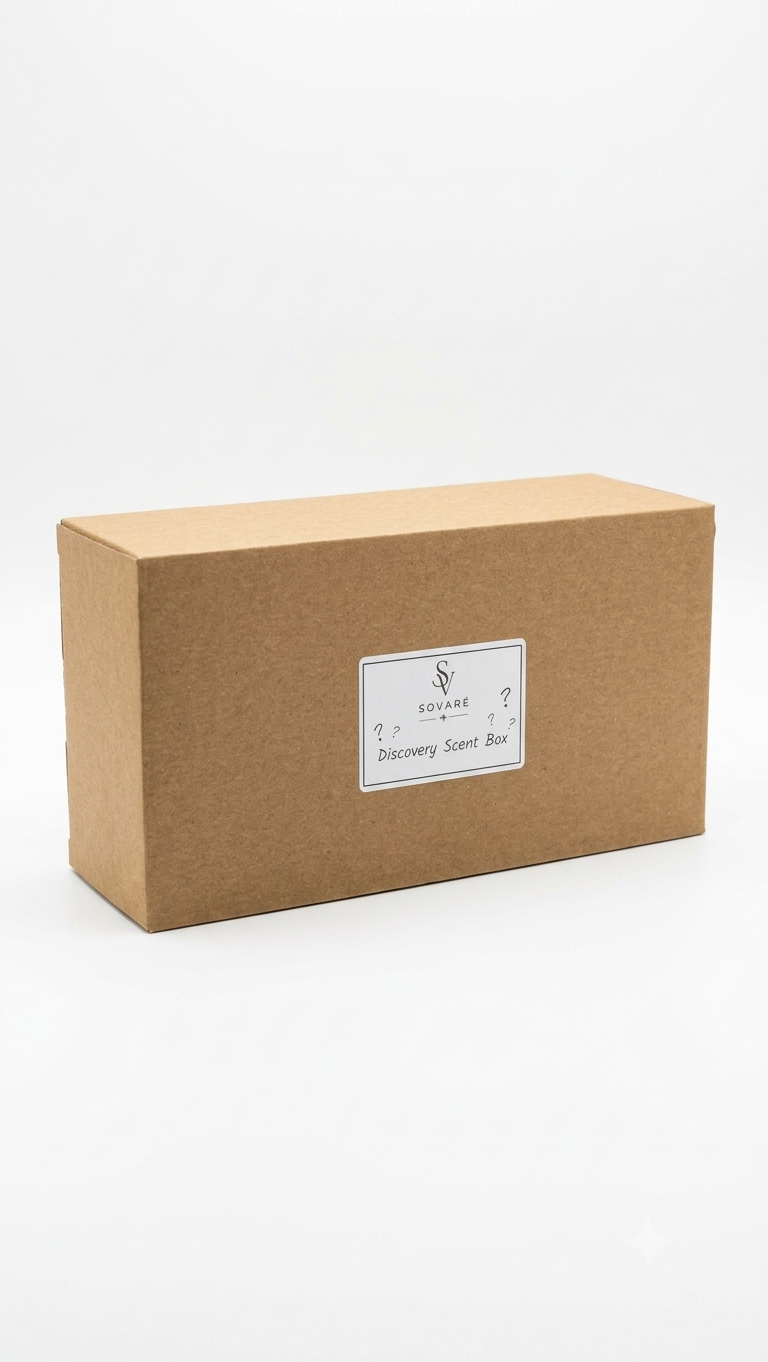 Discovery Box Set by Sovaré, brown cardboard cosmetic box